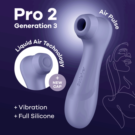 PRO 2 GENERATION 3 WITH LIQUID AIR - LILIAC - Satisfyer