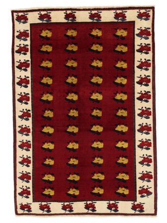 Qashqai Fine Rug Oriental Black/Dark Red (Wool, Persia)