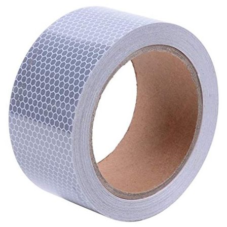 Reflekterande Säkerhetstejp 5cm x 5m, Vattentät och Väderbeständig Tejp för Bil, Cykel, Lastbil, Husbil