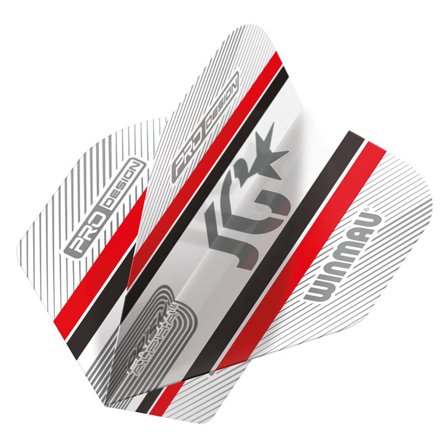 Winmau Darts Flights Joe Cullen 85% Prism Alpha Standard 100 Micron 3 Sets Pack Red/White/Black Pro Design