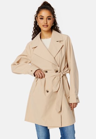 VILA Mersin Trenchcoat Sesame Klær