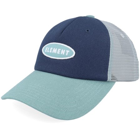 Element - Union Mesh Cap Indigo A-Frame Trucker Trucker Blue Cap - @ Hatstore