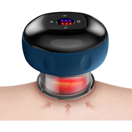 Smart Dynamic Cupping Therapy Set, Cellulit Massager 3 i 1 Vacuum Therapy Machine Cellulite Remover, Gua Sha Massage Tool med 6 nivåer temperatur och