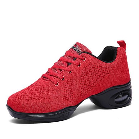 Dam Skor Andningsbara Slip-On Dansskor Halkfria Löparskor 2G1902