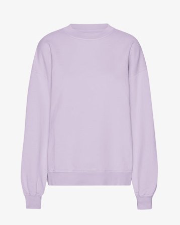 Organic Oversized Crew - Soft Lavender - Female - 2XL