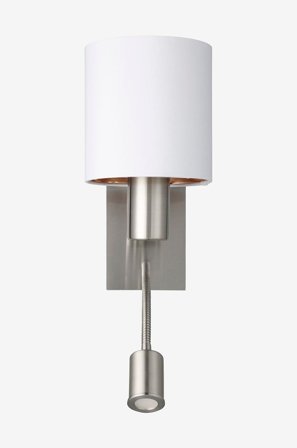 EGLO - Vägglampa Pasteri Copper Vit - Vit - Vägglampor - Från Homeroom