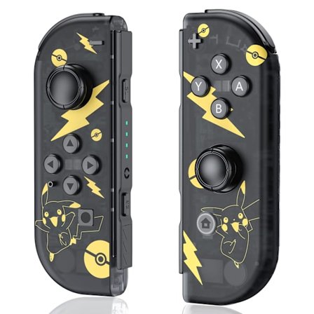 Handkontroll kompatibel med Nintendo Switch Svart Pikachu