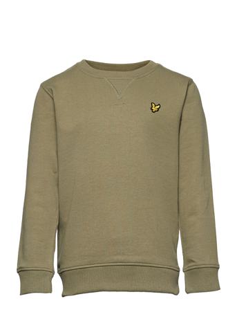 Classic Crew Neck Lb Svetari Collegepaita Vihreä Lyle & Scott Junior