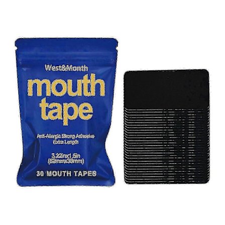 Munnteip, lett munnånding, forhindre snorking, lukk munnpleie for søvnplaster
