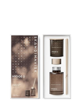 Skandinavisk Hygge Scented Candle & Diffuser Set - Brown - ONE SIZE