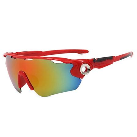 Cykelbriller 8 Farver Udendørs Sports Solbriller Mænd Kvinder C Rød y Red one size