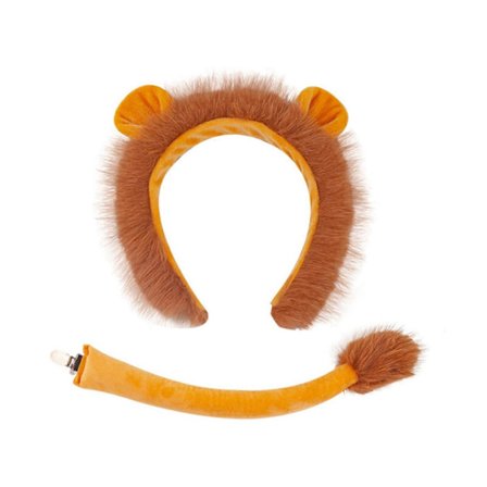 Løve Rollespil Kostume Ansigtsmærke Halloween Dyrekostume til Dreng Pige Børn Voksen Halloween Fødselsdag Cosplay