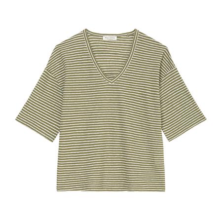 Marc O'polo - T-shirts - Grön - Dam - Storlek: S, Dam, Storlek: S