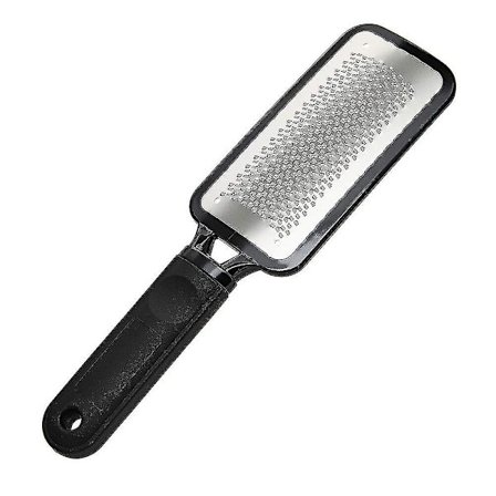 Ctmw Fotfil i Rostfritt Stål, Professionellt Pedikyrverktyg Hälfotsskrapa Kompatibel Med Döda Hud, Förhårdnader, Sprickor i Hälarna