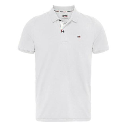 Tommy Jeans Polo Shirts Hvid, Herre