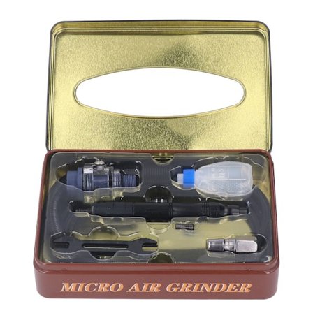 1/4in luftdrevet slipepennesett, høyhastighets pneumatisk slipepenn, håndholdt poleringsgraveringsverktøy