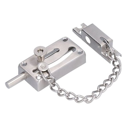 Ruostumattomasta teräksestä valmistettu liukuoven lukko varkaudenestolaitteella KLB