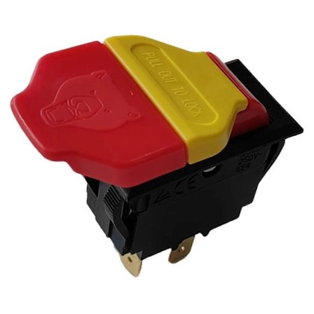 På/Av-paddelströmbrytare 20/12A 125/250V 4 stift för 137-serien Bordsåg & Borrpress 0LWG 27A1 0LWC 0LVW 2024THO