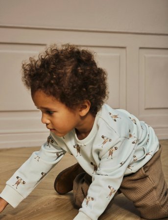 Lil'Atelier Nmmjobo Ls Loose Sweat Lil - Green - 104