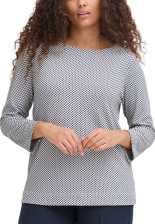 Fransa NIA 2 T-shirt T-shirts & toppar Dam Blå M