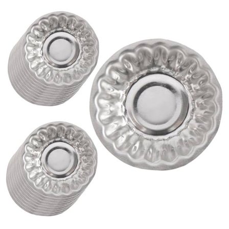 Udstikkersæt, stål, 20 dele, rund form