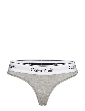 Thong Stringtrosa Underkläder Grå Calvin Klein