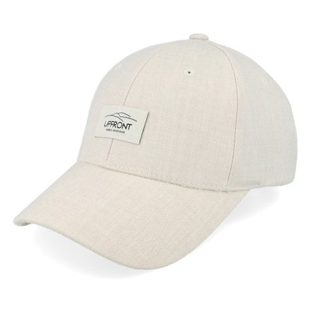 Upfront - Beige adjustable Caps - Haakon Hard Low Baseball Cap Beige Adjustable @ Hatstore