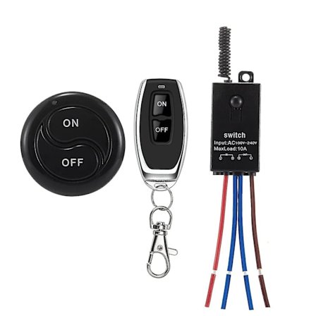 Langaton kytkin 220v, 230v/240v/10a Rele Mini Kaukosäädin Yhteensopiva Valaistus, 100m Pitkä Kantama Yhteensopiva Ho