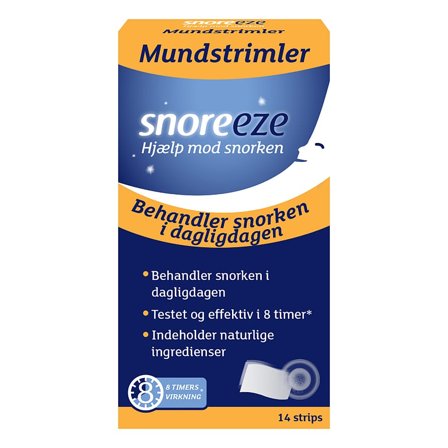 Snoreeze Mundstrimler 14 stk, Medicin & Pleje, Medicin & Pleje, Snorken