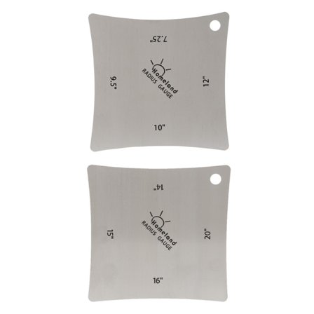 2 stk Guitar Radius Gauge Guitar Gribebræt Mål Værktøj Tilbehør Dele