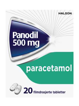 Panodil 500 mg tabletter, 20 stk.