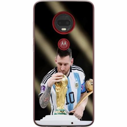 Motorola Moto G7 Plus Genomskinligt Skal Messi