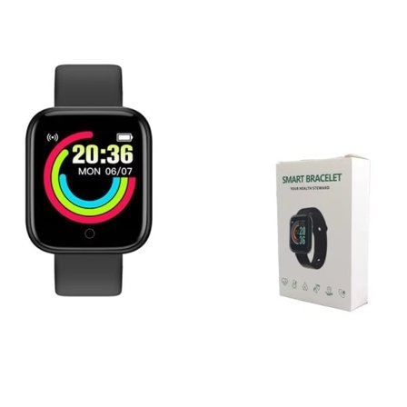 20 bitar Smartwatch D20 Her Dam Smart Watch Y68 Fitness Tracker