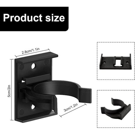 20 stk. Køkken Sokkelclips 30-31mm/ 1.18-1.22inch Diameter Stærk Støtte Køkken Sokkelclips til Køkkenskabe, Sengeben