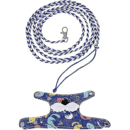 Hamstersele, sele og båndsett for små dyr, justerbar bomullsvest, gåsele, bånd for G