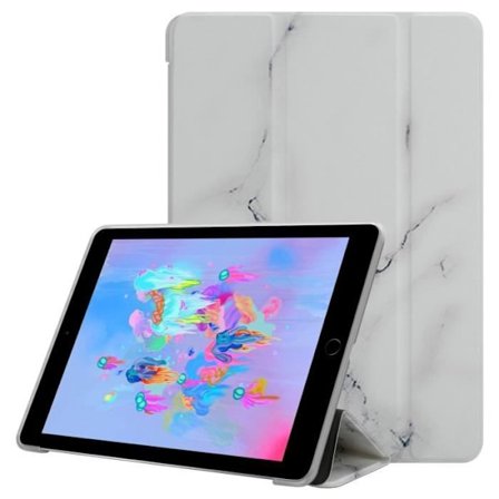 Skyddande skal för Apple iPad AIR 2 2014 / AIR 2013 / PRO (9.7 Zoll) Vit Marmor Etui Huvudskydd Silikon TPU