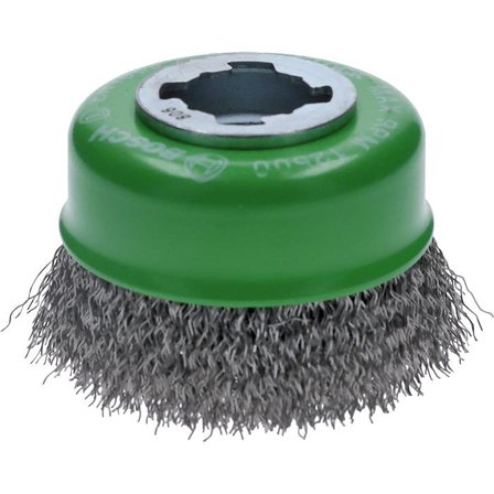 Bosch Clean for Inox Ståltrådbørste X-LOCK, 0,3 x 75 mm, Maskintilbehør & forbruk
