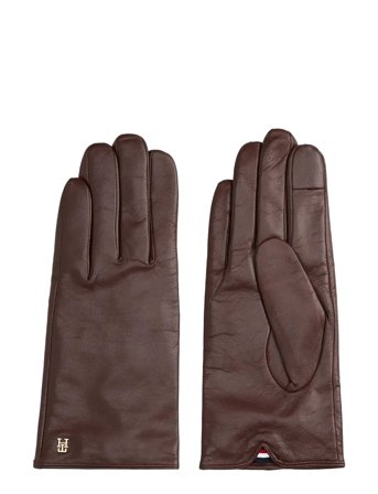 Tommy Hilfiger | Th Elevated Chic Leather Gloves | M/L