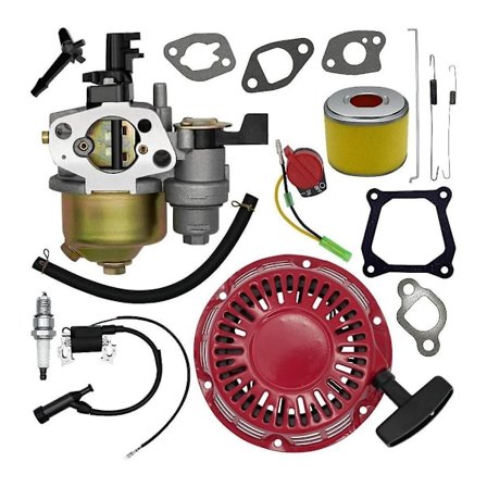 GX160 GX200 Tune Kit for GX120 4.0 5.5 6.5 196 212 Cc W/Forgasser+Startsnøre +Coil+Luftfilter Etc-WELLNGS