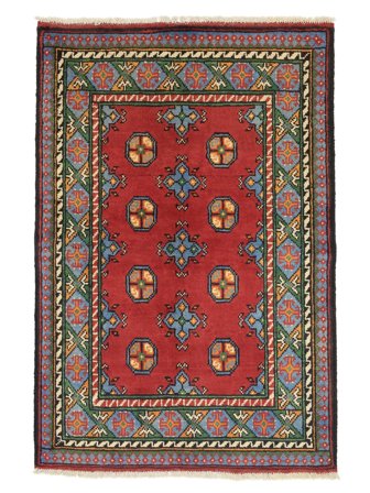 Hand Knotted Afghan Fine Rug 80X120