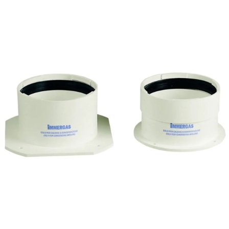 Kit tronchetti flangiati diam. 80 per caldaia condensazione serie verde econ Immergas