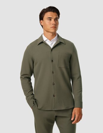 Shaping New Tomorrow - Heavy Edition Transitional Overshirt - Nightfall Green - Herre - Størrelse XXL