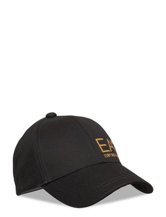 Train Core Id M Logo Accessories Headwear Caps Svart EA7