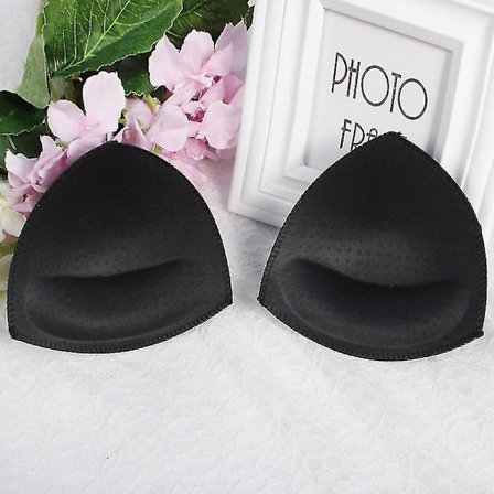 2 par bikinitop-indsatser push-up-puder sports-bh-puder one size