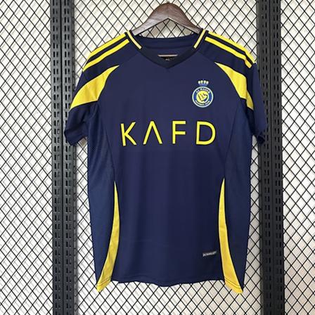 Kausi 2425 Al-Nassr FC lyhythihainen jalkapallopaita nopeasti kuivuva hengittävä urheiluvaatetus Away L