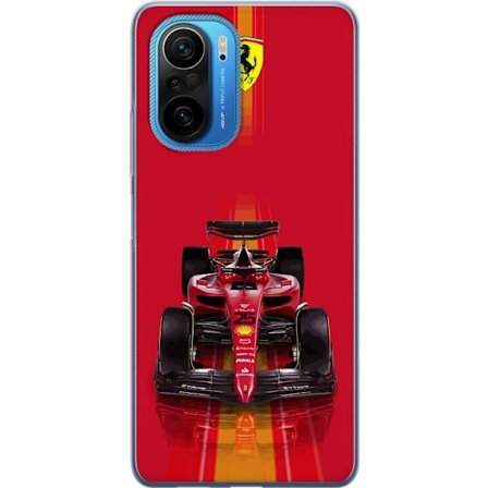 Yhteensopiva Puhelinkuori Xiaomi Xiaomi Poco F3 Ferrari Formula 1 -auto ikonisessa punaisessa muotoilussa urheilullisella tarkkuudella