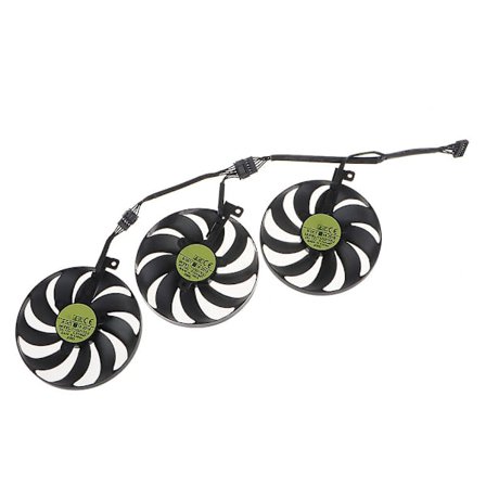 90mm 7pin Køleventilator T129215su 0.5a 12v Gpu Ventilator Til Asus Tuf Rtx3060ti 3070
