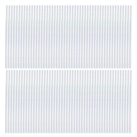 100 stk. Papir sugerør Biologisk nedbrydelige Sølv Laser sugerør til fødselsdagsfest Bryllupsfest Dekoration Baby shower