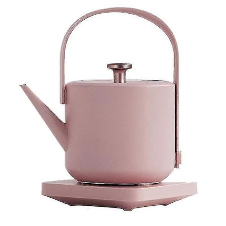 304 Rustfrit Stål Retro Elkedel Med Lang Tud Vandvarmer Håndbrygger Lille Tekande