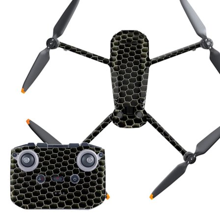 Vattentät självhäftande PVC Drone Hud Kroppsskydd Fjärrkontroll Arm Skydd för Mavic 3 Tillbehör